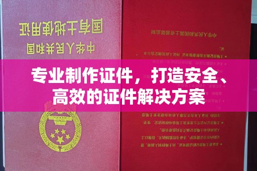 伸港专业制作证件，打造安全、高效的证件解决方案